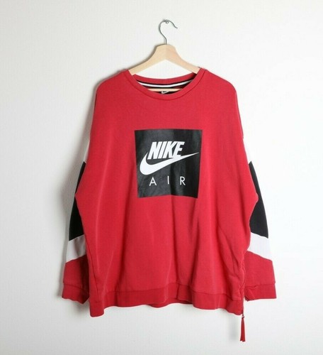 Nike Air Colorblock Red Crewneck 