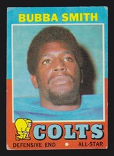 BUBBA SMITH colts 1971 TOPPS #53 VERY GOOD NO CREASES