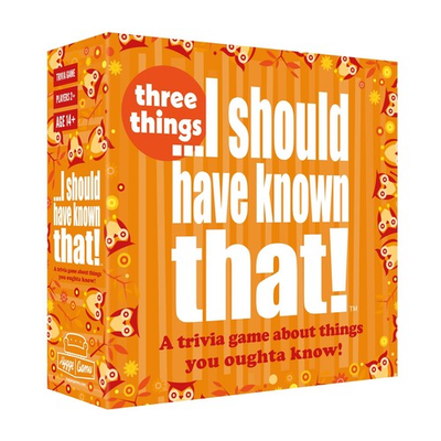 #ad #ad I Should Have Known That —Three Things Trivia Game $33.90