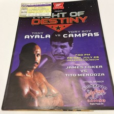 Ayala Va Campas Poster, Fight card, Ticket, And Newspaper.