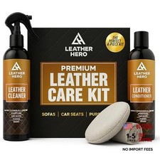 Leather Cleaner and Conditioner Kit   4-Piece Set with Best Leather Cleaner