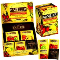 Basilur Tee Set Magic Fruits 5 Teesorten 25 Teebeutel Schwarztee FrüChtetee