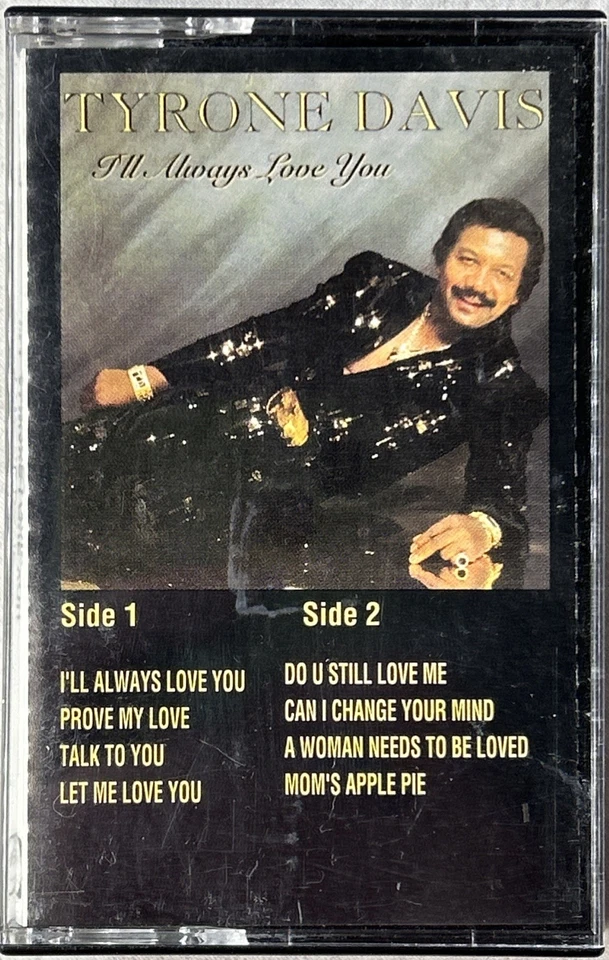 Tyrone Davis - I’ll Always Love You Open Cassette Tape 1991 Ichiban Funk Soul Foto 4 de 4