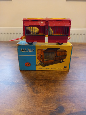 Vintage CORGI Modell 1123 CHIPPERFIELD'S CIRCUS TIERKÄFIG - mit Tieren