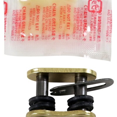 RK Clip Connecting Link for 520 EXW GB XW-Ring Chain - Gold - GB520EXWCL