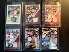 Topps & Select Relic Baseball Cards- Jersey & Bat **ROOKIES**