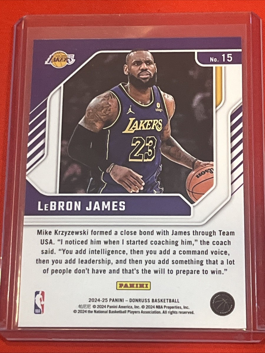 その他 nba panini clearly donruss LEBRON JAMES 2024-25 Panini Donruss - LeBron James Franchise Features