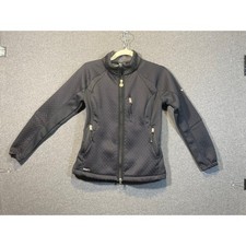 Nike Fit Black Softshell Jacket Full Zip Media Pocket 215701-010 Small