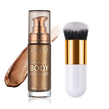 Body Shimmer Oil, Glistening Bronze Natural Glow Luminizer, Long Lasting Moistur