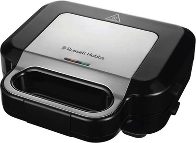 Russell Hobbs Sandwichmaker 3 in 1 750 Watt antihaftbeschichtet + 3 Einsätze