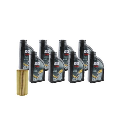 8L Fuchs TITAN SuperSyn LL 0W-40 Mann Engine Oil Change Kit for R230 SL65 AMG
