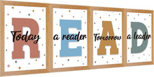 Boho Reading Posters for Classroom Decorations Read Sign Bulletin Board Set for
