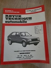 Revue technique Talbot HORIZON