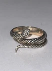 Vintage Sterllng Silver Snake Ring Size 6.5