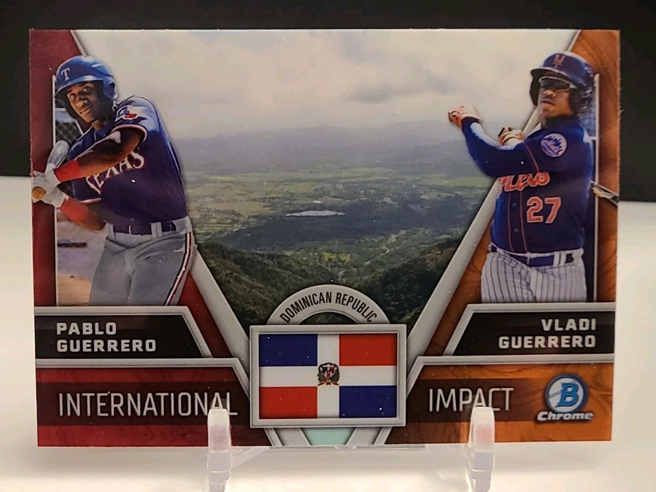 2024 Bowman Chrome Vladi Guerrero International Impact Card #II-2