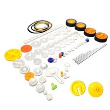 82 pcs Plastic Gear Package Kit - DIY Gear Assortment Accessories Set for Toy