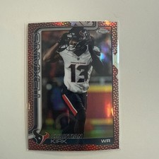 2025 Topps Chrome Christian Kirk Leather Pigskin Football 