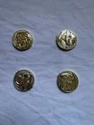 Power Rangers Gold Morpher Coins Set of 4 – Vintage Original 1990s Great cond