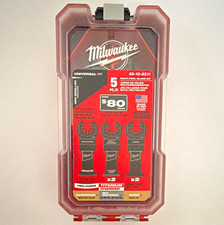 Milwaukee 49-10-9211 Universal Fit Oscillating Multi-Tool Blade Kit 5-Pc
