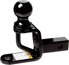 1.25 Inches Multi-Purpose Hitch with Ball Mount, Heavy-Duty Tow Hitch