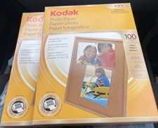 Kodak Photo Paper 8 1/2" x 11" Gloss 100 Printer Sheets NIP 99 Pgs Open Box