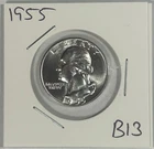 1955 Washington Quarter 90% Silver Bullion Uncirculated