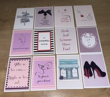 Bundle of 4”x 6” Girly Fashion Style | poster prints  | Set of 12 prints.