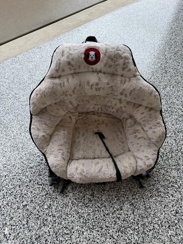 PupSaver Crash-Tested Dog Car Seat Booster Bed – Excellent Condition – Black/Leo