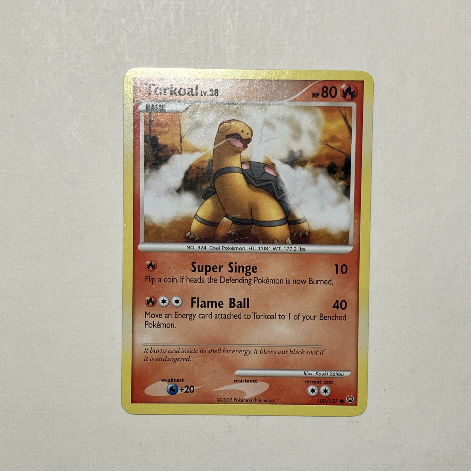 Pokemon Torkoal (100/143) Platinum LP