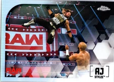2020 Topps Chrome WWE #IV-1 AJ Styles Base Image Variations
