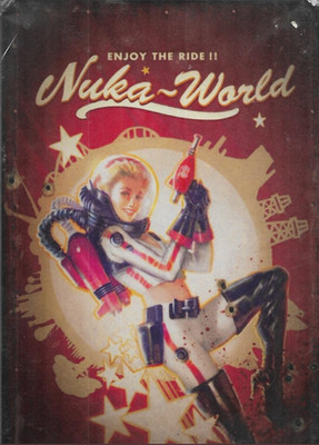 NUKA-WORLD - Fallout 4 - Video Game - Tin Sign 12'' X 8'' FREE SHIPPING