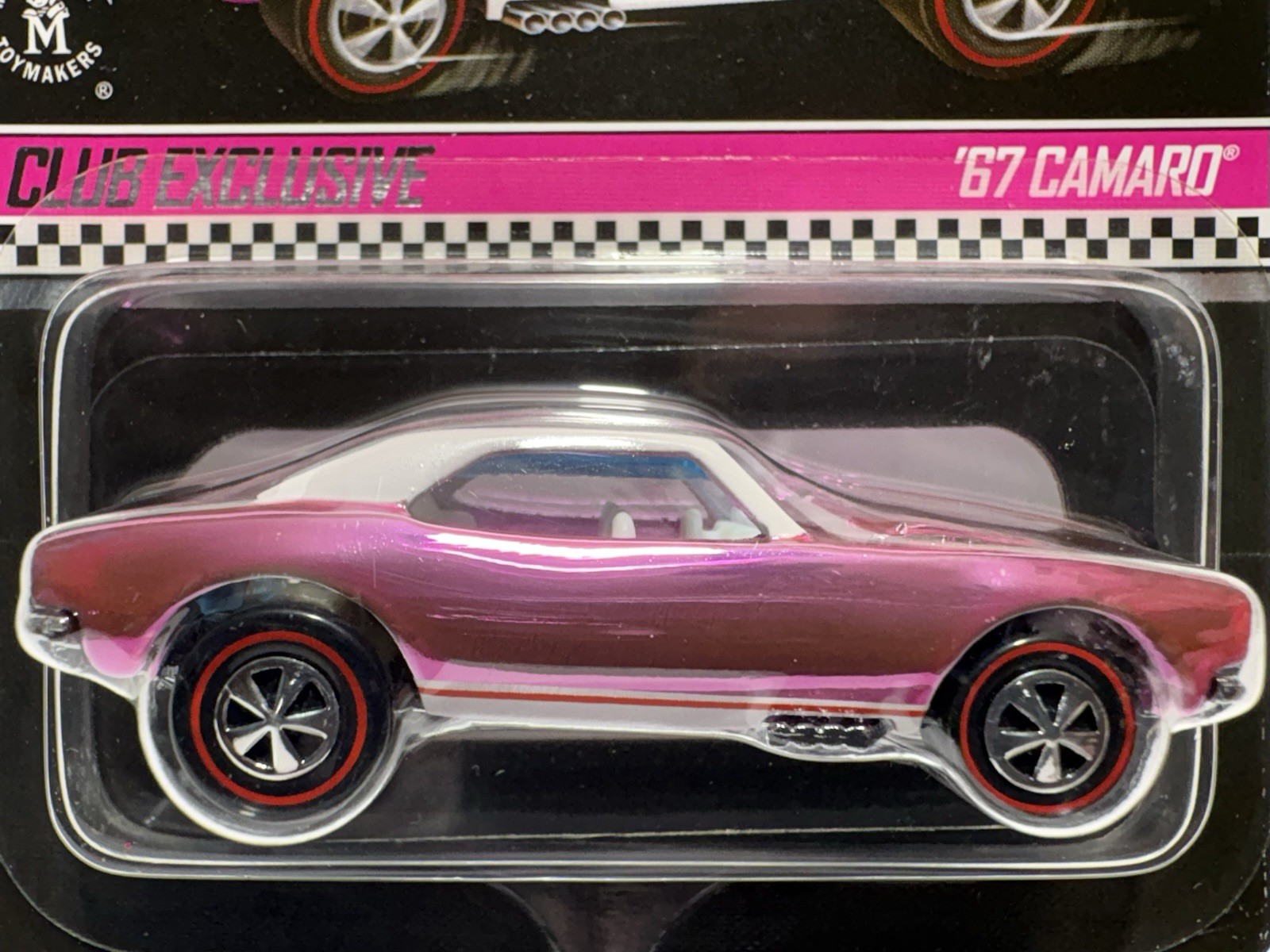 2017 Hot Wheels RLC 17th Collectors Nationals ‘67 CAMARO Redline Club Pink Party