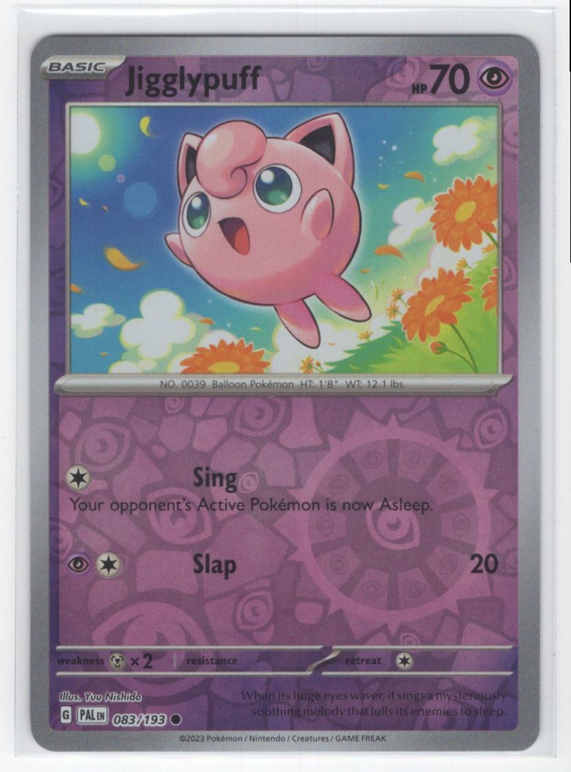 2023 Paldea Evolved - Reverse Holo Jigglypuff Common #83