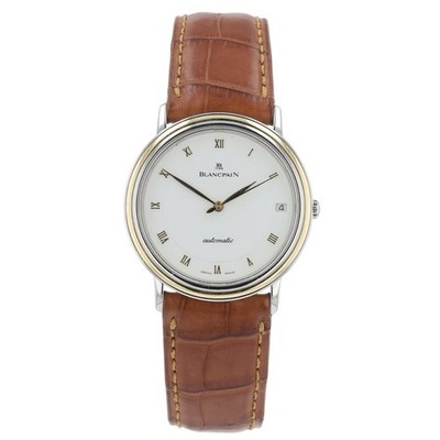 Blancpain Villeret Stainless Steel White Dial 34mm Automatic Mens Watch 1151