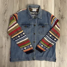 Carolina Colours Denim Jacket Knit Size XL