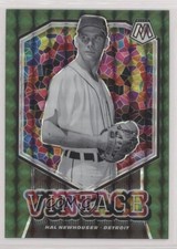 2021 Panini Mosaic Vintage Green Mosaic Prizm Hal Newhouser #V10 HOF 16d8