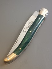 ANCIEN COUTEAU LAGUIOLE, ROSSIGNOL, THIERS, XXème, manche stamina, guilloché.