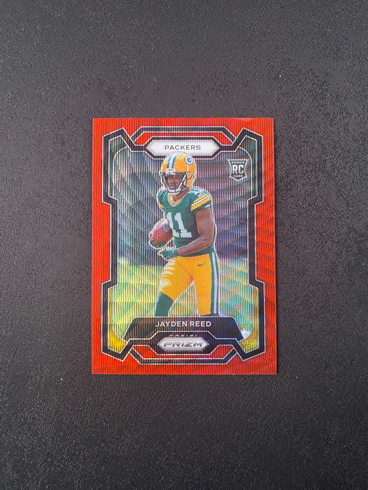 2023 Panini Prizm - Rookies Jayden Reed #334 Red Wave Prizm /149 (RC) B647