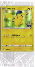 Pikachu 028/078 SWSH Pokemon GO Holo Carta Pokemon Promo Sigillata - NM