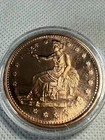 1 oz .999 Fine Copper Round USA Eagle Seated Liberty Design