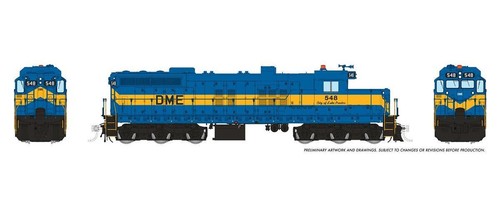 Rapido HO Scale ~ Dakota, Minnesota & Eastern ~ SD10 #558 ~ DCC & Sound ~ 050638 | Zustand: New