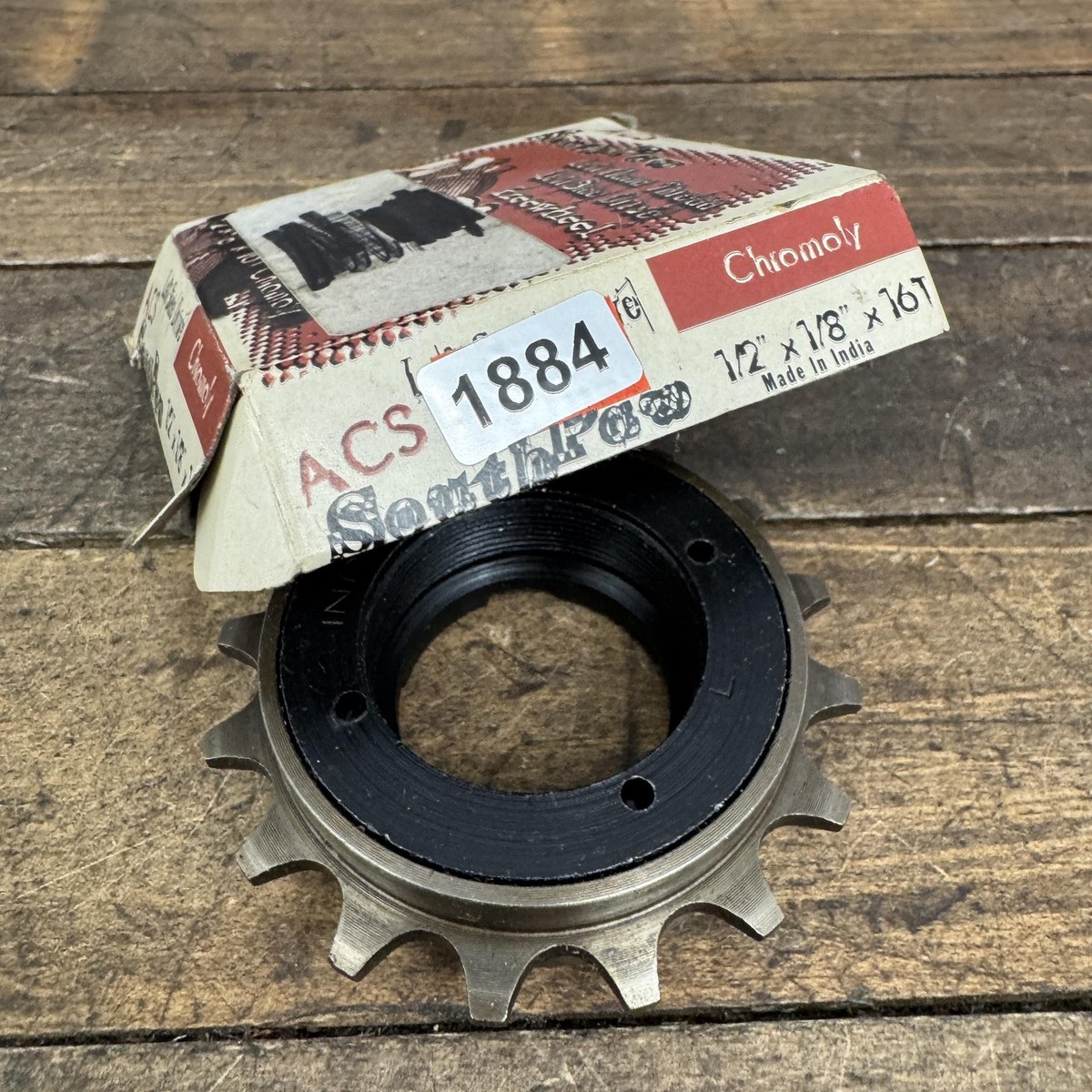 ACS SouthPaw BMX Freewheel LEFT Hand Thread 16T 1/2 X 1/8 Silver