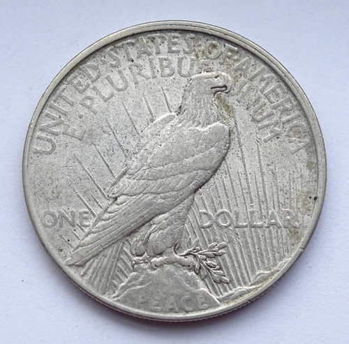 PEACE SILVER DOLLAR 1926-D / FedEx Free Shipping - Picture 8 of 9