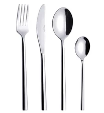 ANNOVA 24 Piece Silverware Set, Service for 6, Premium Forged Stainless Steel...