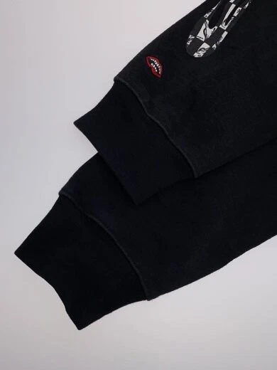 CHROME HEARTS CUORI CROMATI felpa con cappuccio M cotone BLK