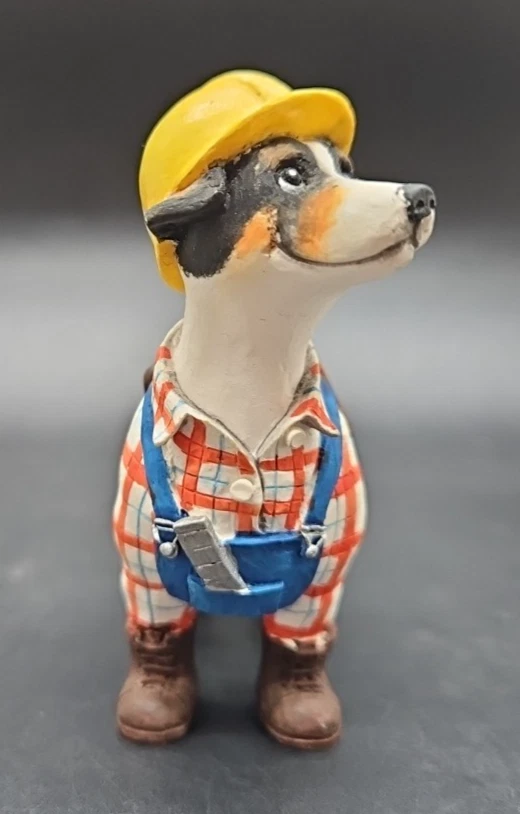Enesco Dapper Dogs A7346 Jack Russell Terrier dog figurine - Image 2 of 4