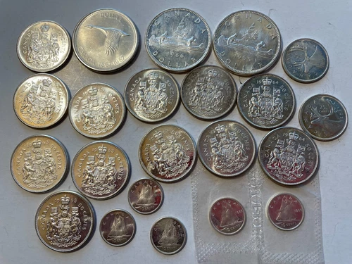 Canada 80% Silver Bullion Coins $10.00 face Value