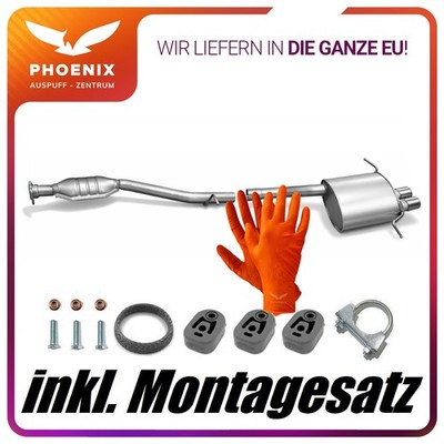 für Mercedes CLK200 CLK230 C208 A208 2.0 2.3 1997-2000 Endschalldämpfer Auspuff