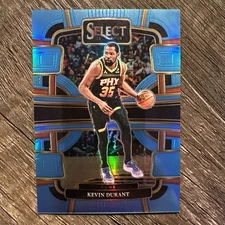 Kevin Durant 2023-24 Panini Select #2 Light Blue Prizm 276/299 Suns