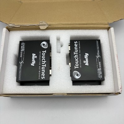 Touchtunes Barfly VGA Rs-232 Cat5 Deskew Extender Tx Rx Cv-927d Brand New Kit